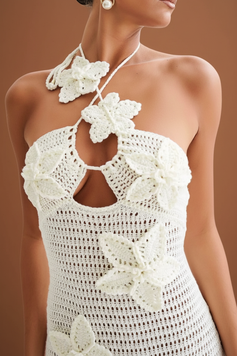 Robe Crochet  - Sérénité Florale