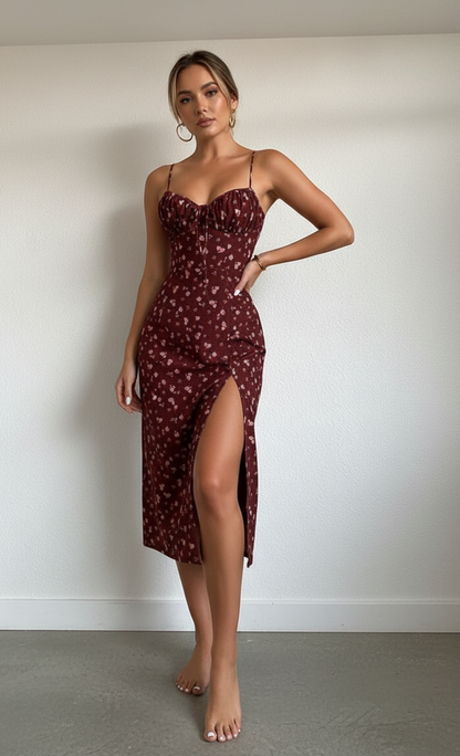 Robe "Élina" - Elégance Florale