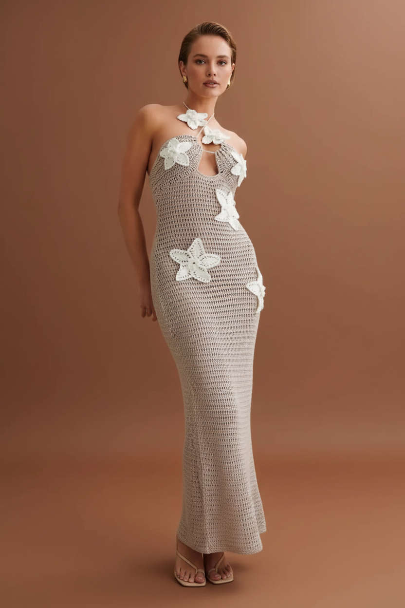 Robe Crochet  - Sérénité Florale