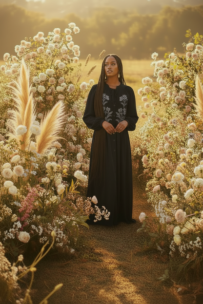 Robe brodée "Bloom Divine" -