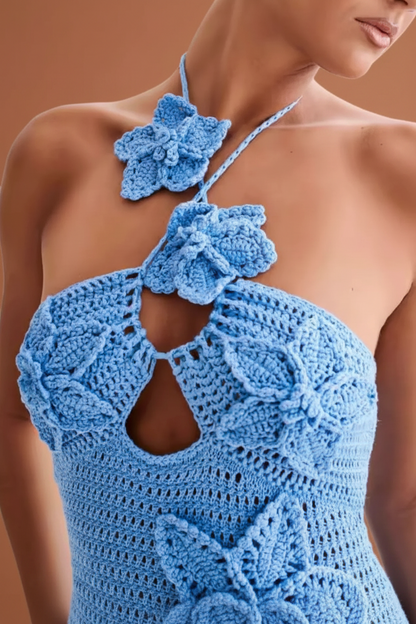 Robe Crochet  - Sérénité Florale