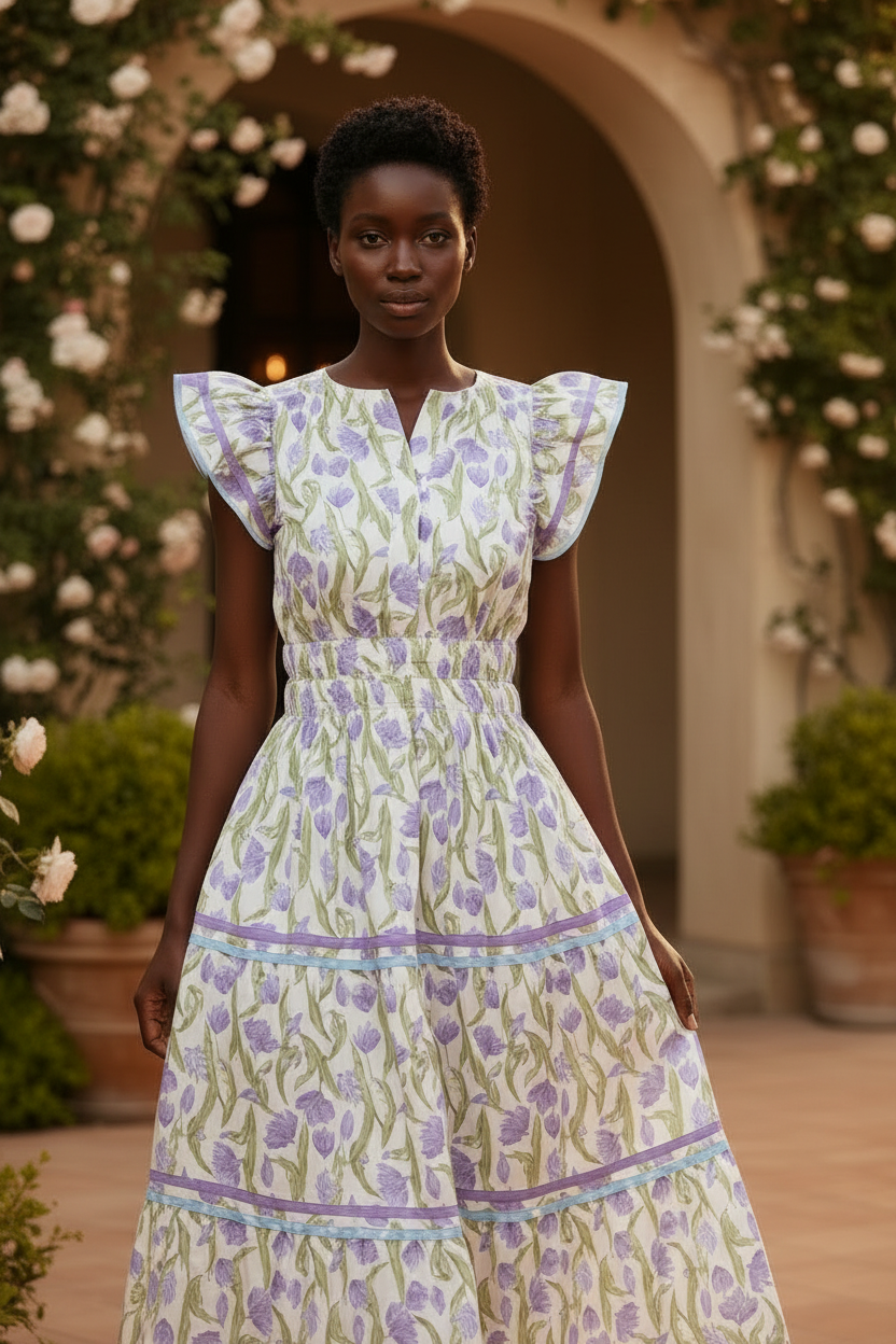 "Ayele" Midi Dress
