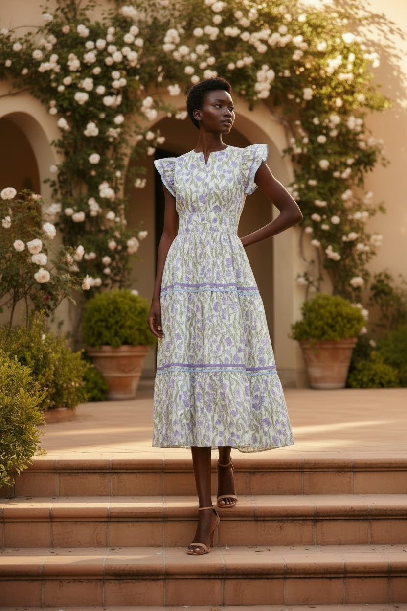 "Ayele" Midi Dress