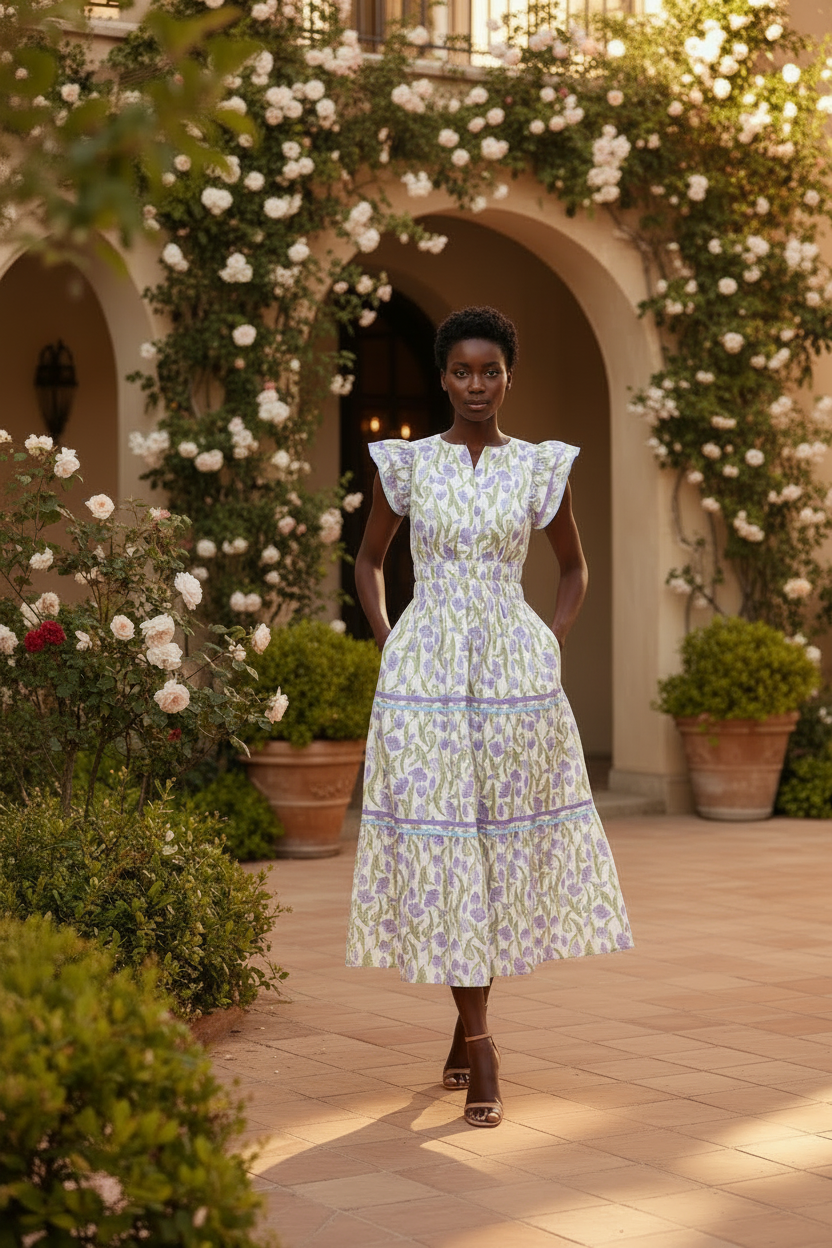 "Ayele" Midi Dress