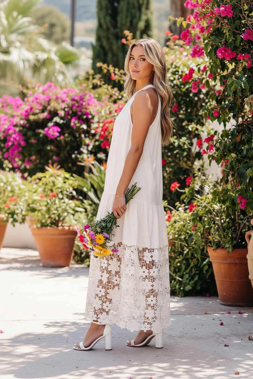 Robe Maxi "Solaya " – Éclat Bohème Impérial