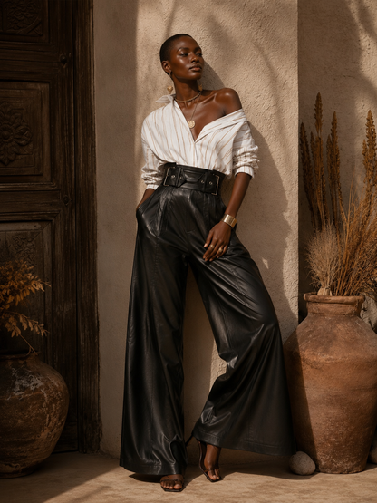Pantalon Wide Leg "Celestia"