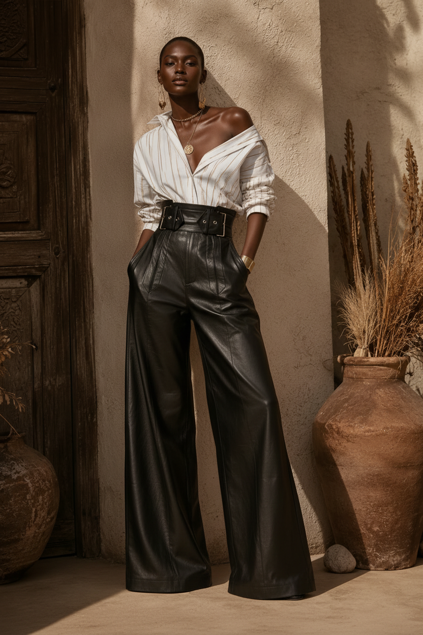 Pantalon Wide Leg "Celestia"